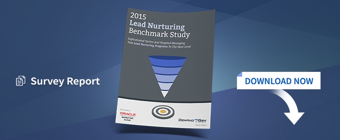 2015 Lead Nurturing Benchmark Study: Aligning Nurture Programs To The Buyer's Journey