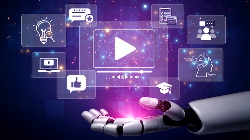 Video Marketing Strategy and Engagement Icons Muxer