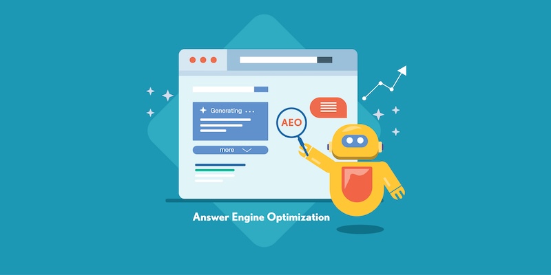 Gartner AEO B2B Buyers Evolution of search engine to answer engine optimization. AI overviews for search queries.